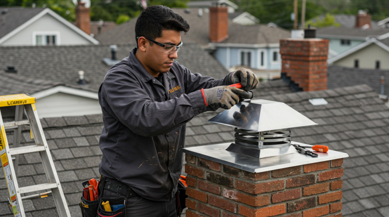 installation-conduit-cheminee