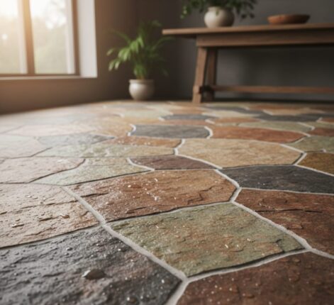 Sol en pierres naturelles