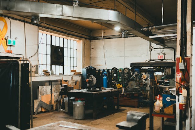 Chauffage et ventilation atelier